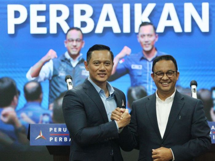 AHY dan Anies Baswedan. 