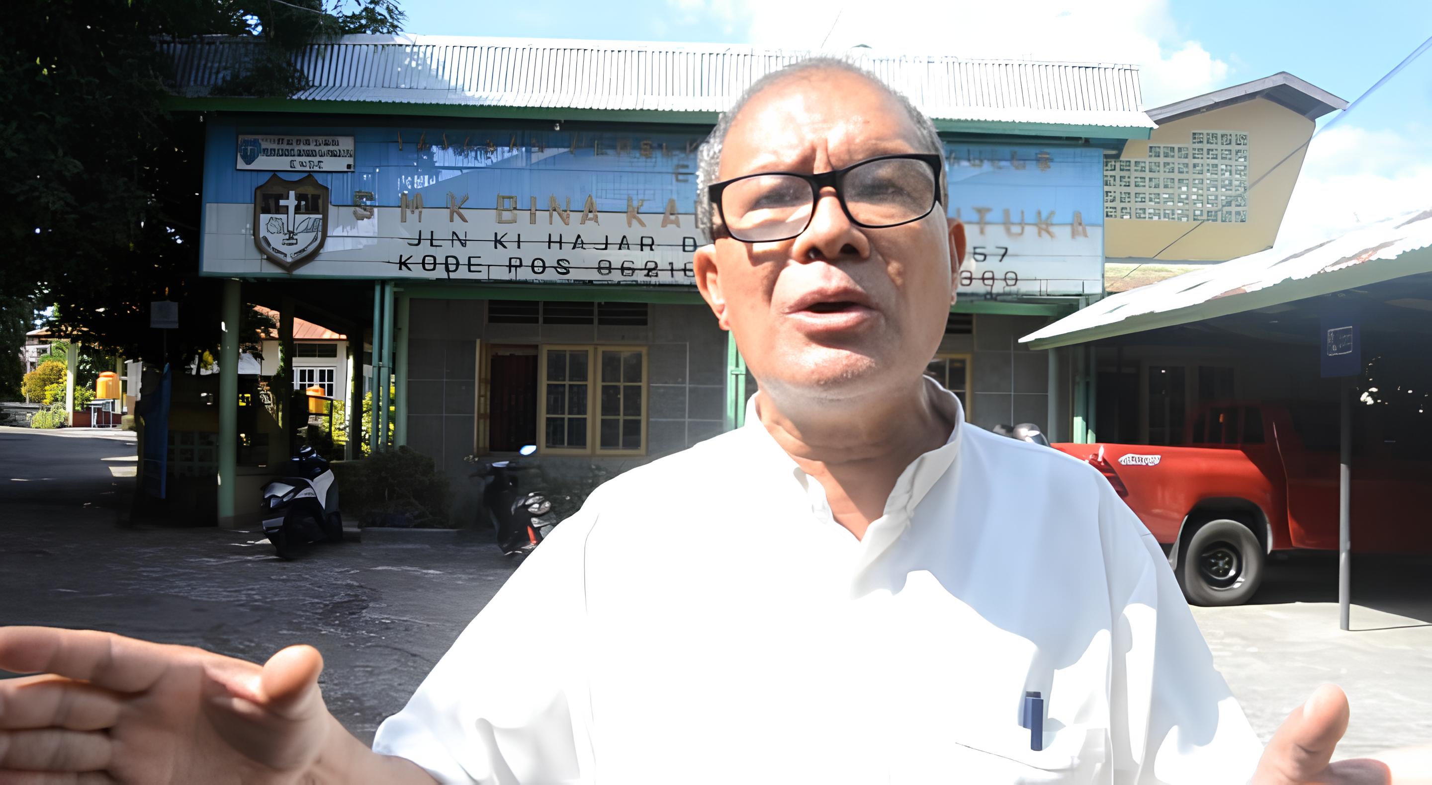 Rektor Yayasan Biara Arnoldus Posto, Pater Piter.