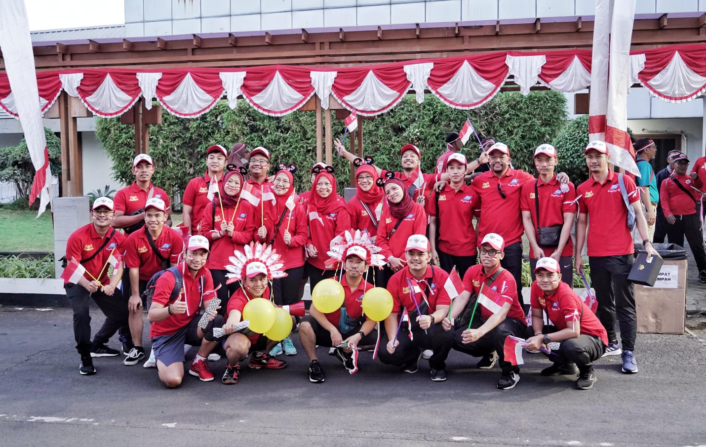 Perayaan HUT ke-78 RI di Panasonic Gobel Indonesia