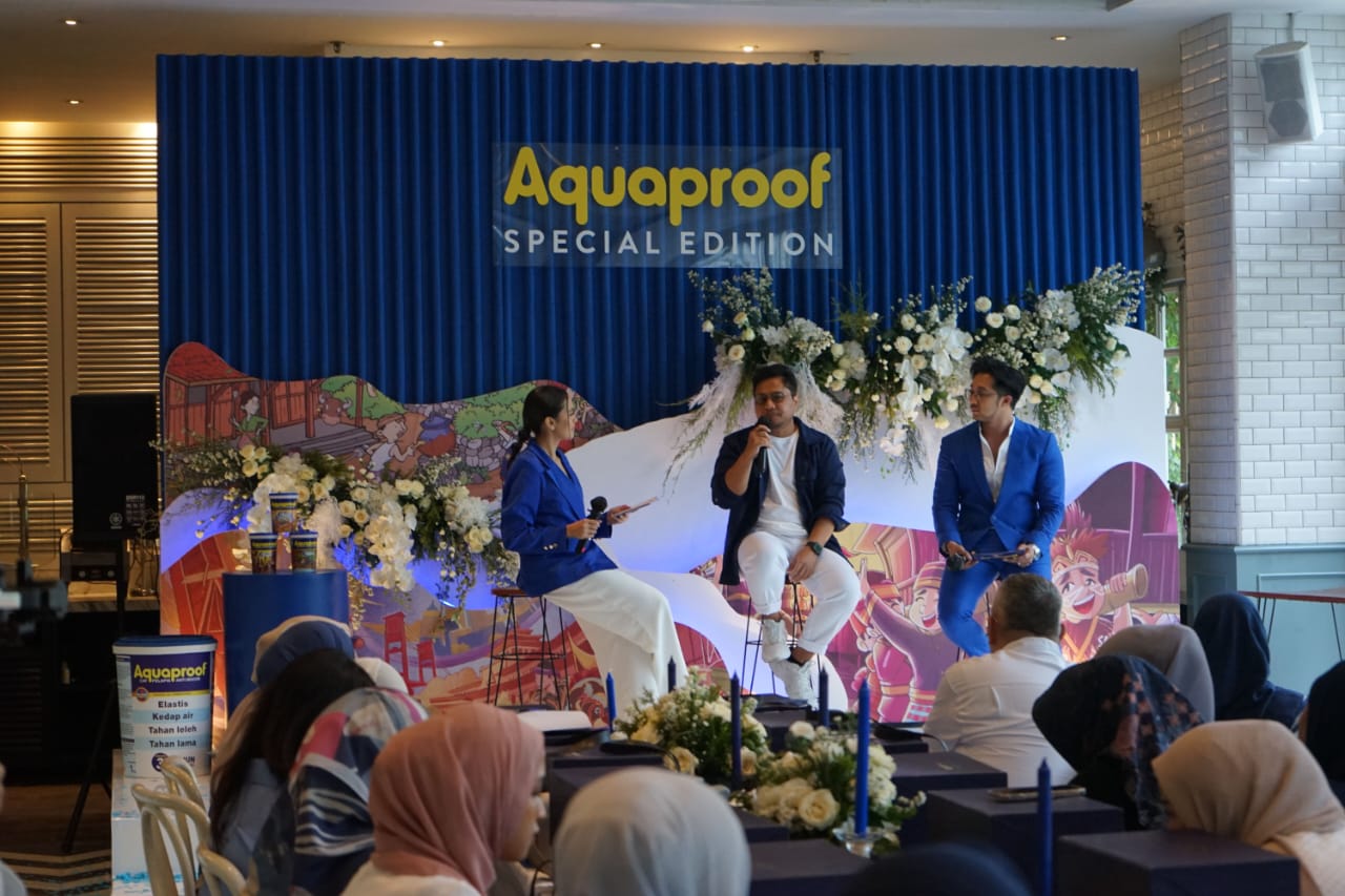 Ali Sasongko, Juara I Aquaproof Packaging Contest membagikan perjalanannya membuat salah satu desain yang diluncurkan.