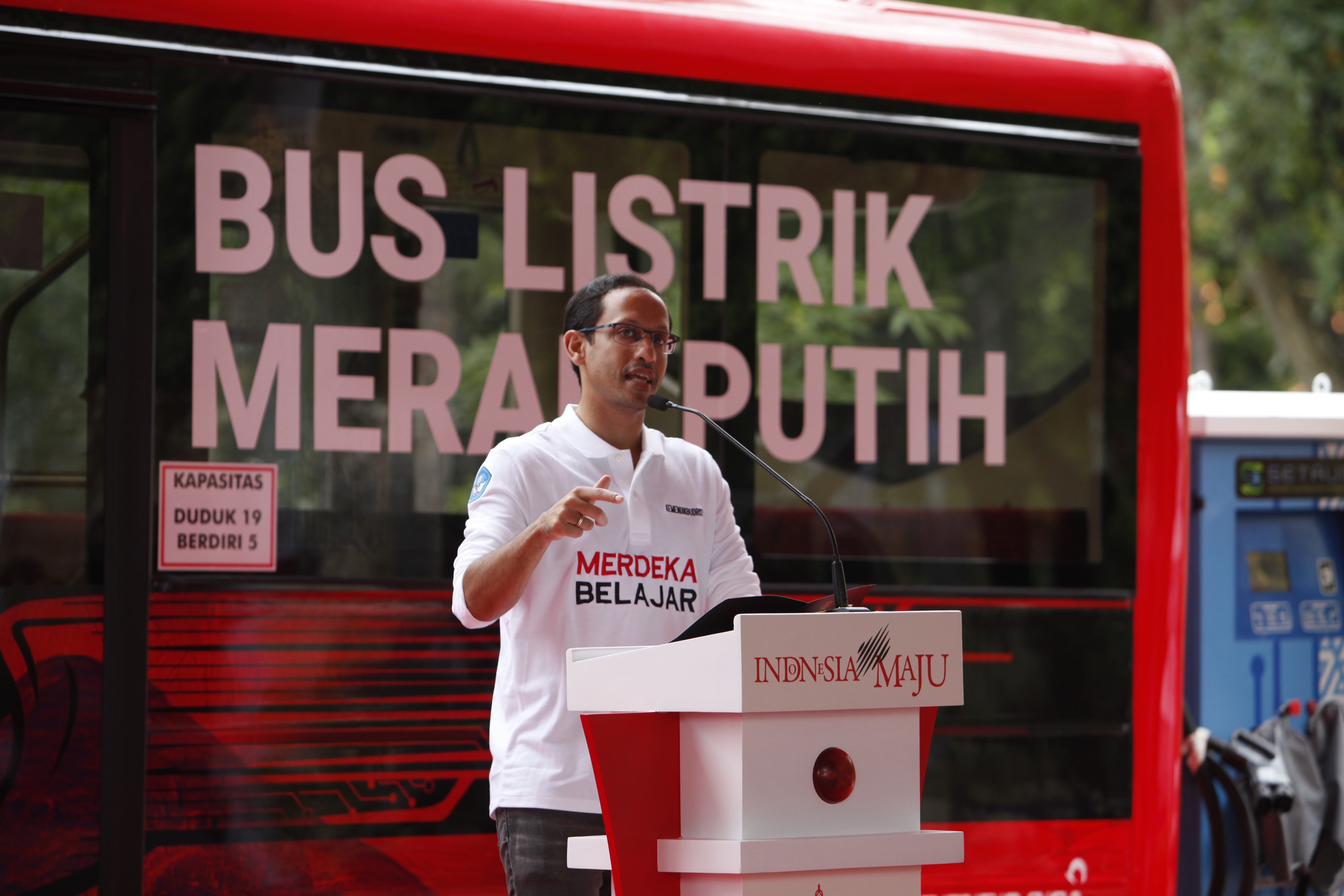 Mendikbud Nadiem Anwar Makarim.