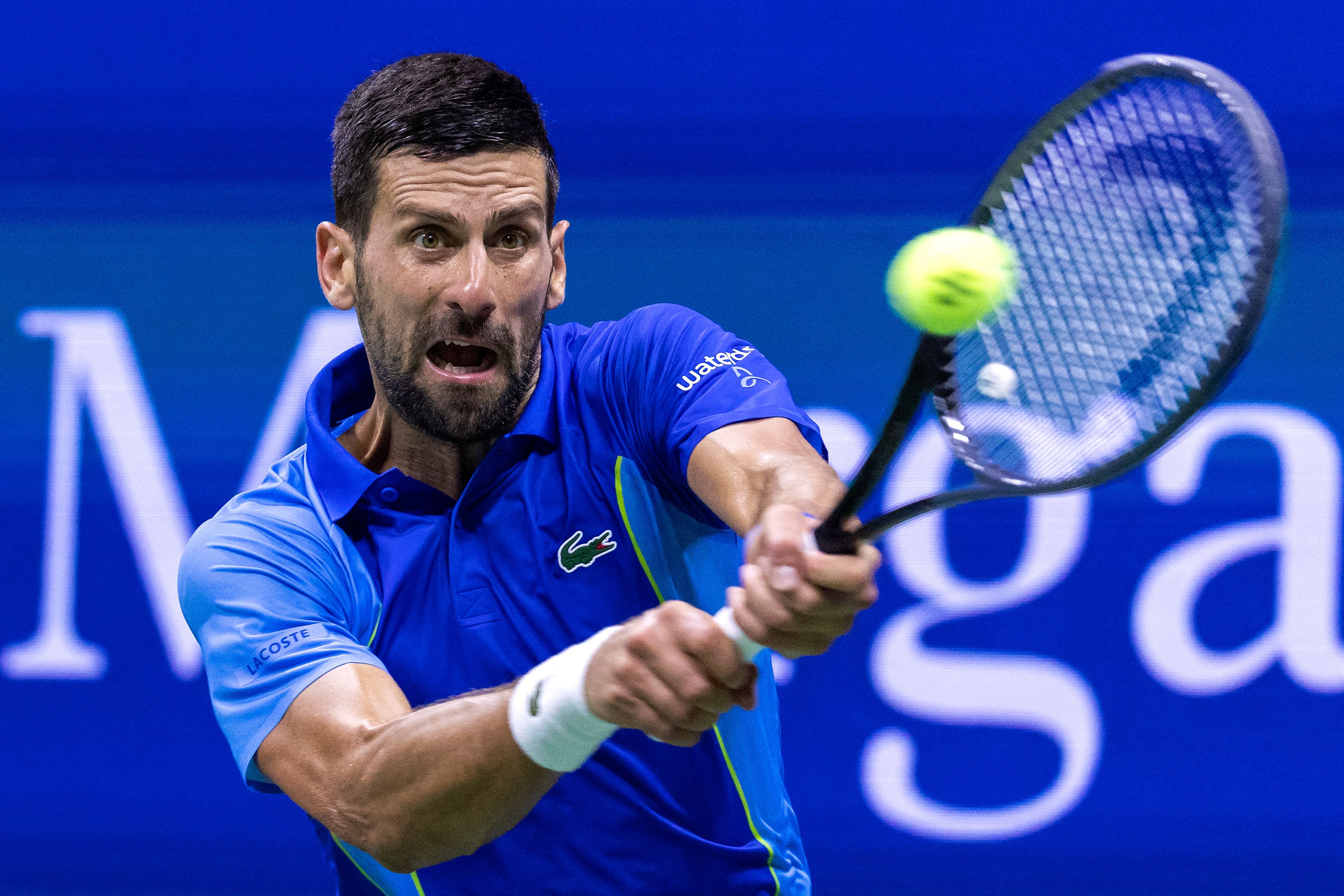 Petenis Serbia Novak Djokovic