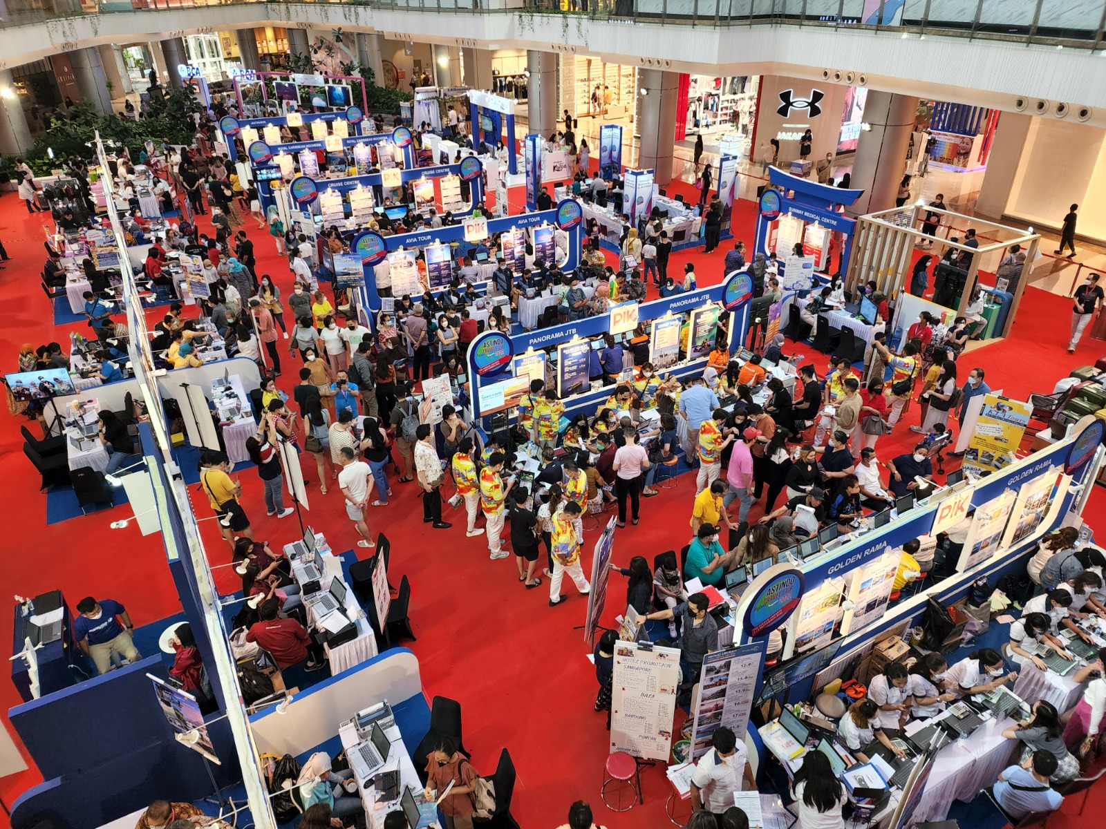Astindo Travel Fair 2023 digelar di Main Atrium - Mall PIK Avenue, Pantai Indah Kapuk, Jakarta Utara, pada 31 Agustus- 3 September 2023 .