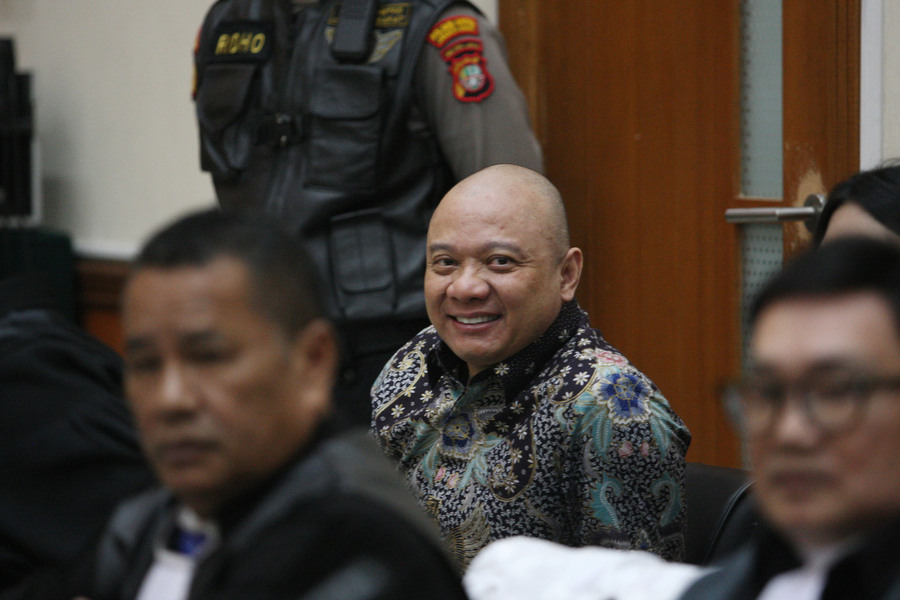 Terdakwa mantan Kapolda Sumatera Barat Irjen Teddy Minahasa.