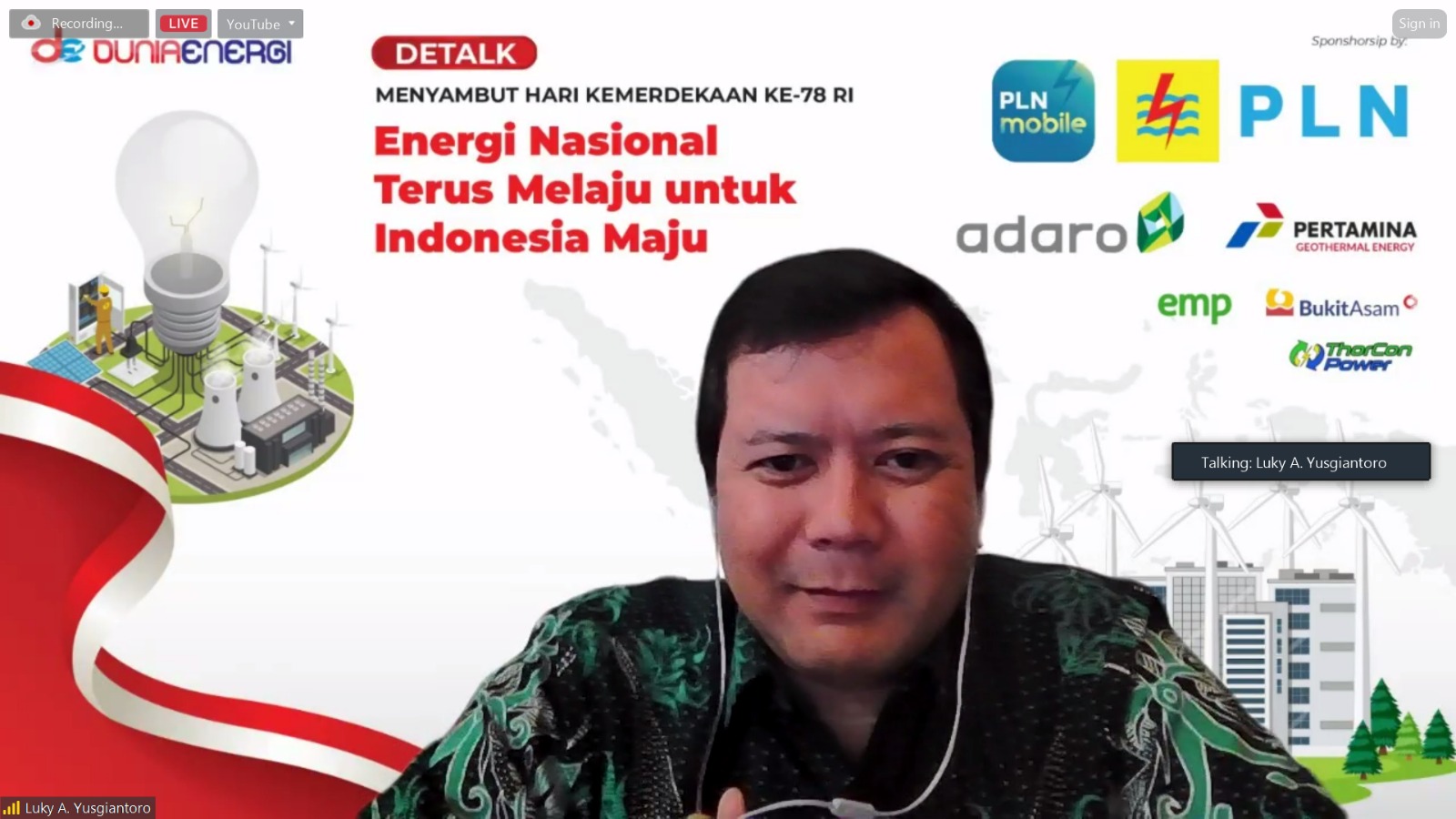 Komitmen Nol Emisi Karbon, PLN Kembangkan Pembangkit EBT Secara Prudent