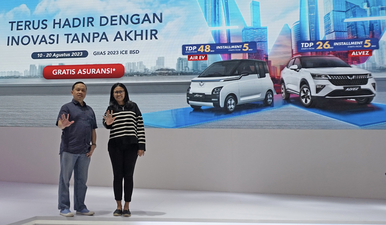 Wuling Finance Berikan Promo Istimewa Untuk Pembelian Alvez & Air ev di GIIAS 
