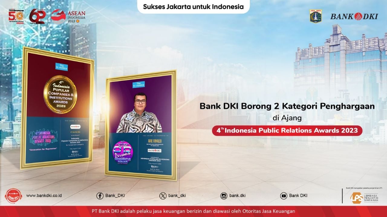 Bank DKI raih 2 kategori penghargaan