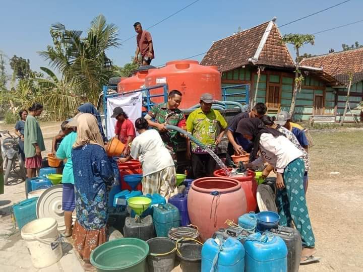 Kekeringan di Pantura Jateng Semakin Luas, Bantuan Air Bersih Terus Digelontorkan