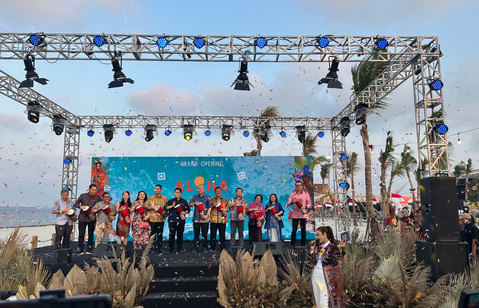  Acara Grand Opening Aloha PIK dihadiri jajaran BoD Agung Sedayu Group dan diresmikan Menteri BUMN Erick Thohir pada Selasa (8/8).