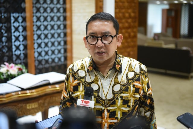 Ketua Tim Kunjungan Kerja Spesifik (Kunspik) Komisi I DPR RI Fadli Zon.