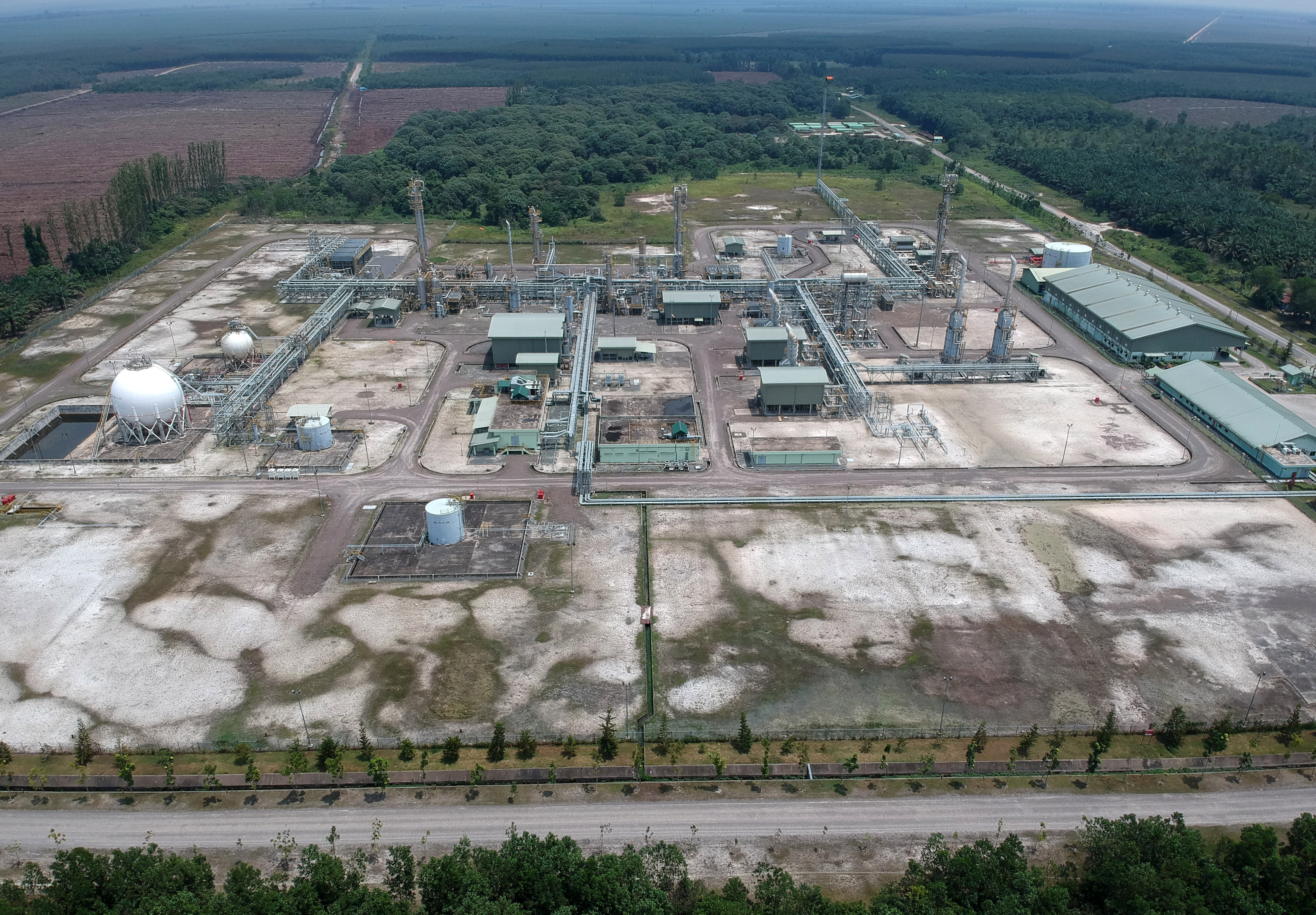 Blok Jambi Merang di Desa Kali Berau, Musi Banyuasin, Sumsel, yang dikelola Pertamina lewat anak usahanya PT Pertamina Hulu Energi (PHE).