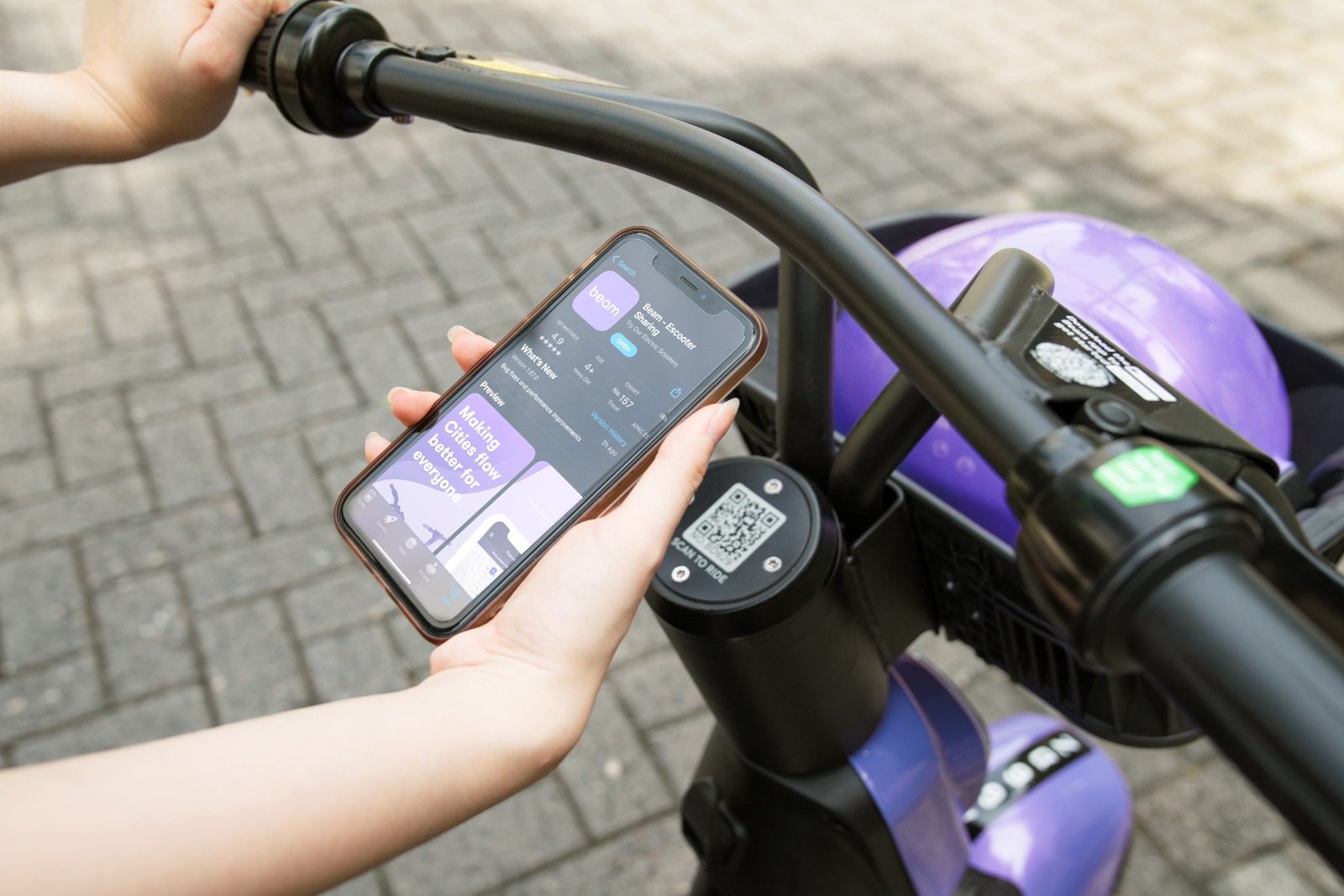 Beam Mobility telah menjelma menjadi transportasi alternatif di kawasan.