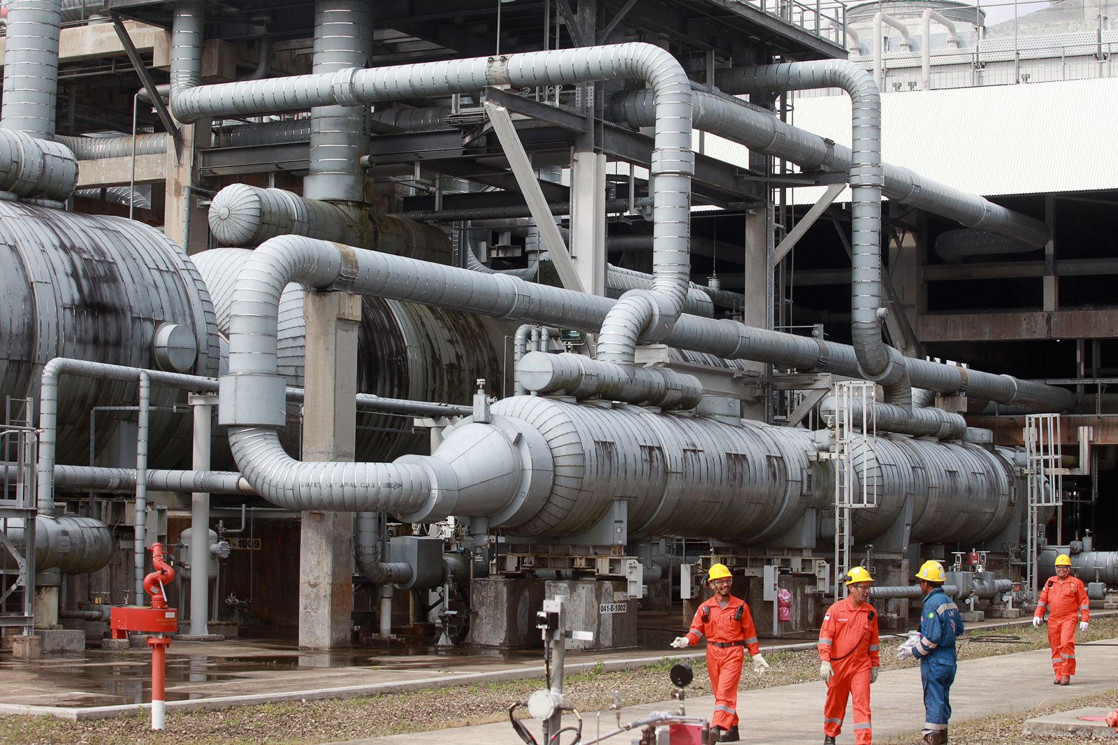 Kilang LNG Tangguh di Tekuk Bintuni, Papua Barat