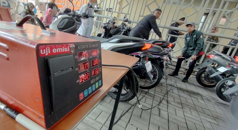 Mulai 1 September, Polda Metro Jaya akan memindak pengendara bermotor yang tidak lulus uji emisi.