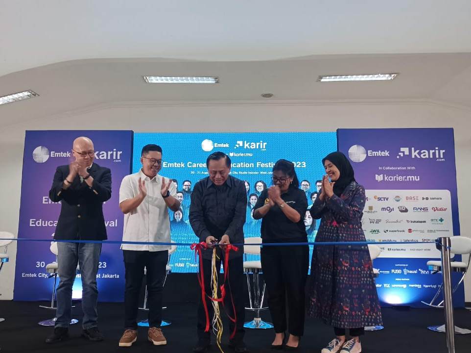 Karier.mu, platform digital Prakerja, bersama Emtek Group dan Karir.com menggelar event Career & Education Festival, 30-31 Agustus 2023.