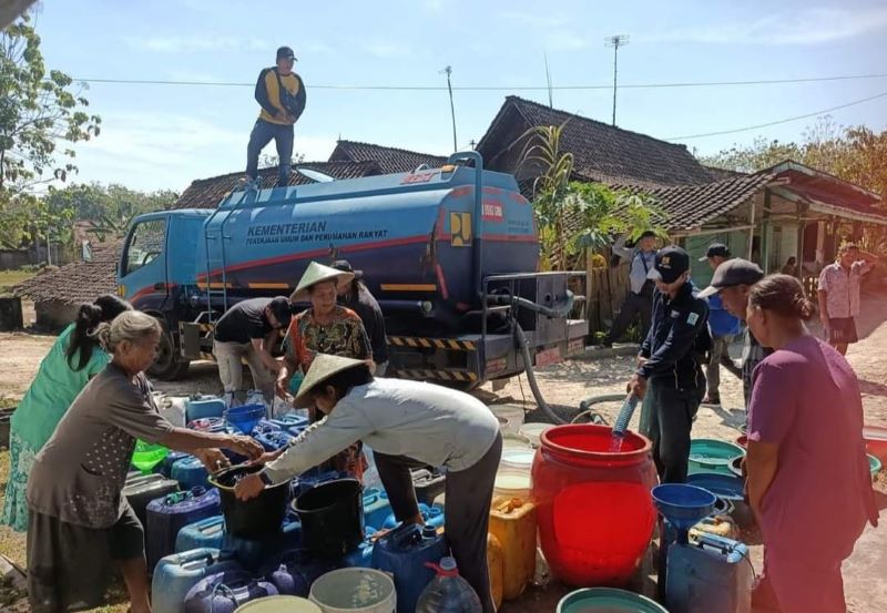 Kekeringan di Jateng Meluas, 9,2 Juta Liter Air Bersih Digelontorkan