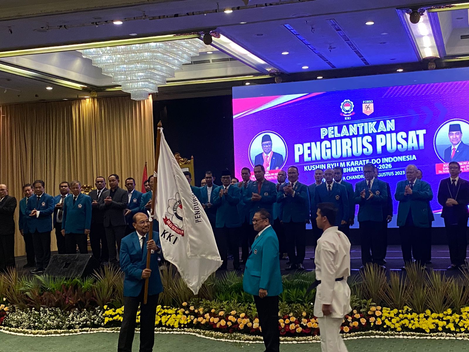Pelantikan Pengurus Pusat (PP) Kushin Ryu M Karate-Do Indonesia (KKI) Periode 2021-2026.
