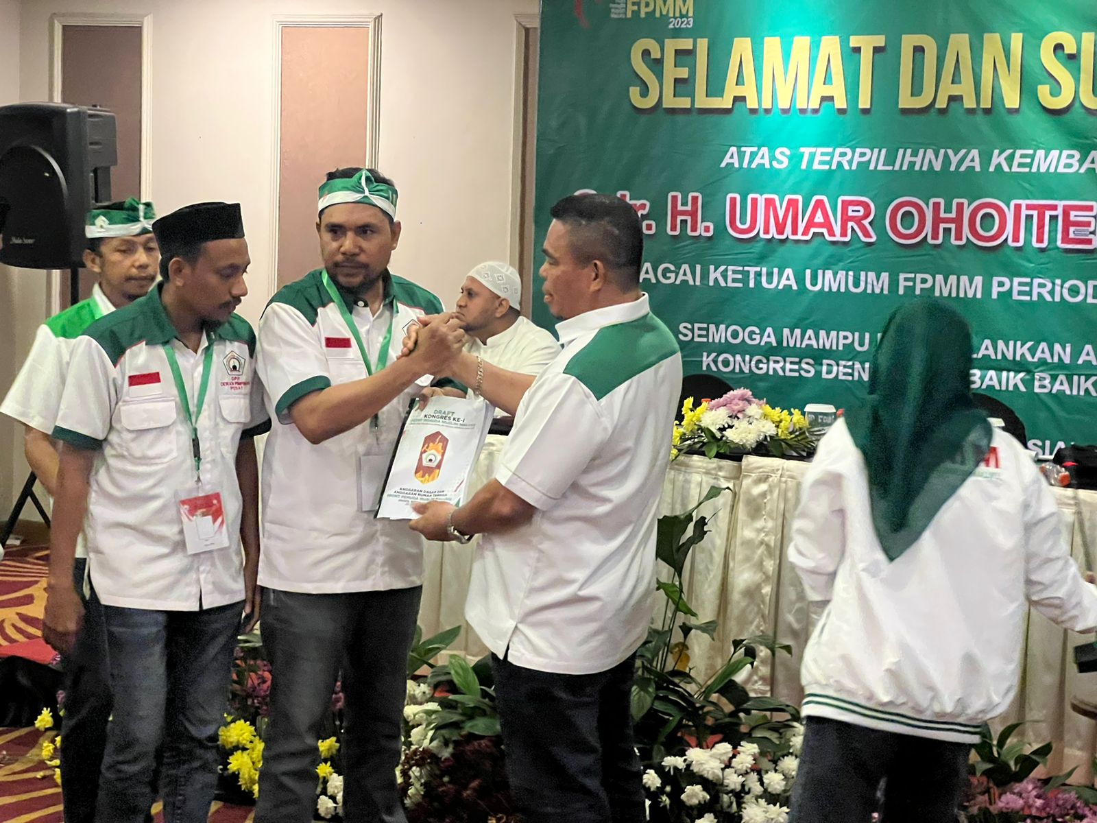 Umar Key secara aklamasi kembali dipilih menjadi Ketua Umum Front Pemuda Muslim Maluku (FPMM) di Jakarta.