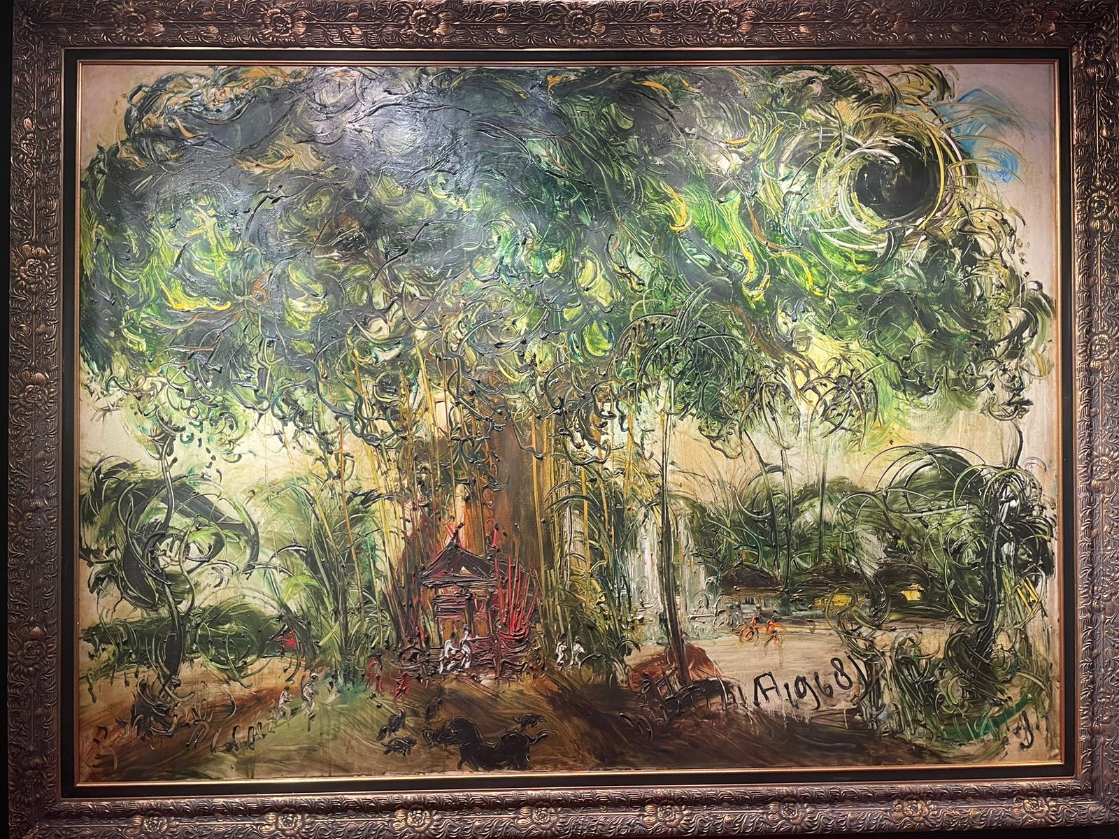 Kaya lukisan Affandi bertajuk Banyan Tree (1968) 