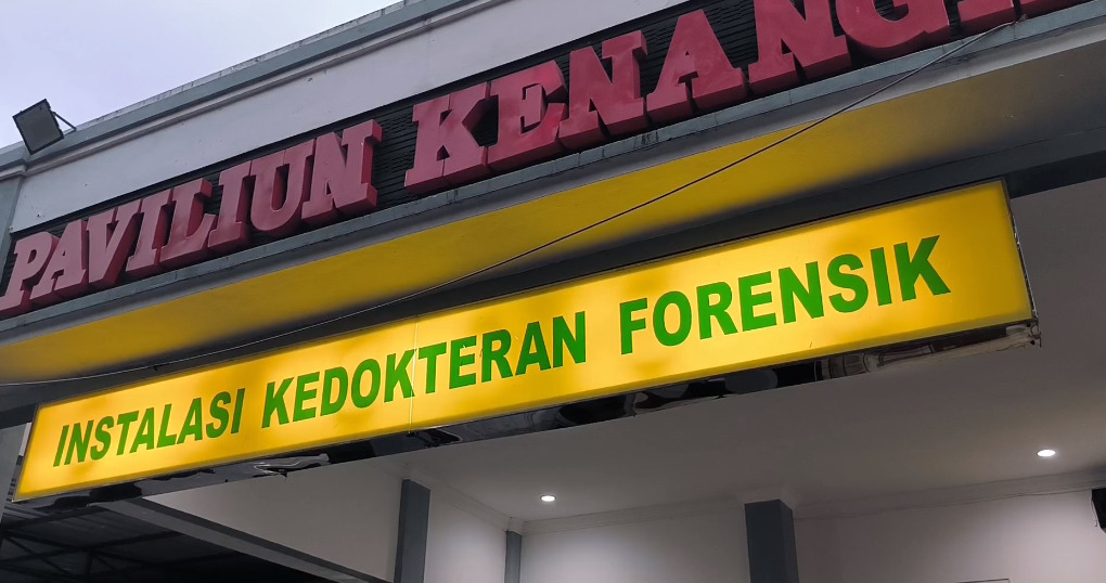 Laboratorium forensik kepolisian Jombang tempat potongan tubuh korban mutilasi diperiksa.