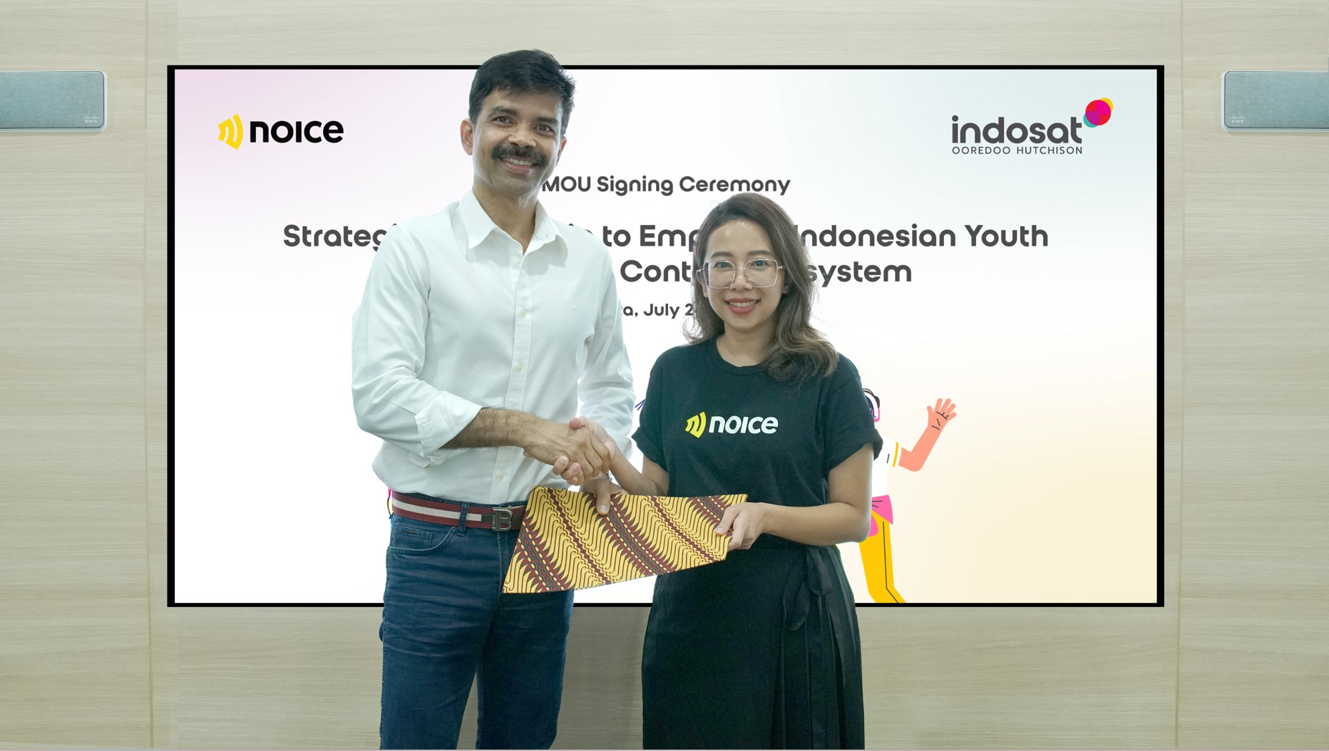 Kerja sama Indosat dan Noice