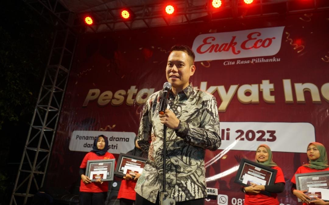 Pemimpin PT Enak Jaya Makmur Feraldo Orazio Teranggono