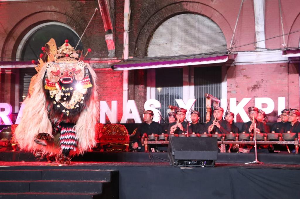 Salah satu tarian yang disuguhkan Duta kesenian dan kebudayaan Kota Denpasar. 