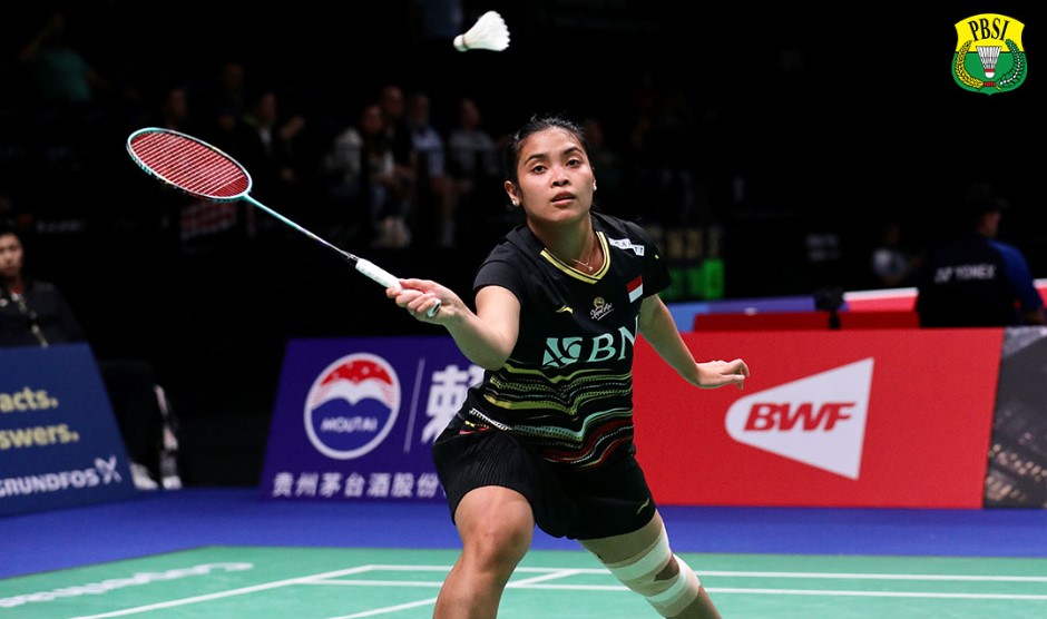 Gregoria Melaju ke 16 Besar Kejuaraan Dunia Meski Alami Masalah Lutut Kiri