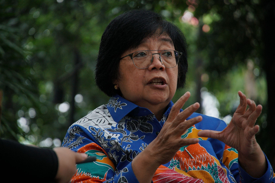 Menteri Lingkungan Hidup dan Kehutanan Siti Nurbaya Bakar.