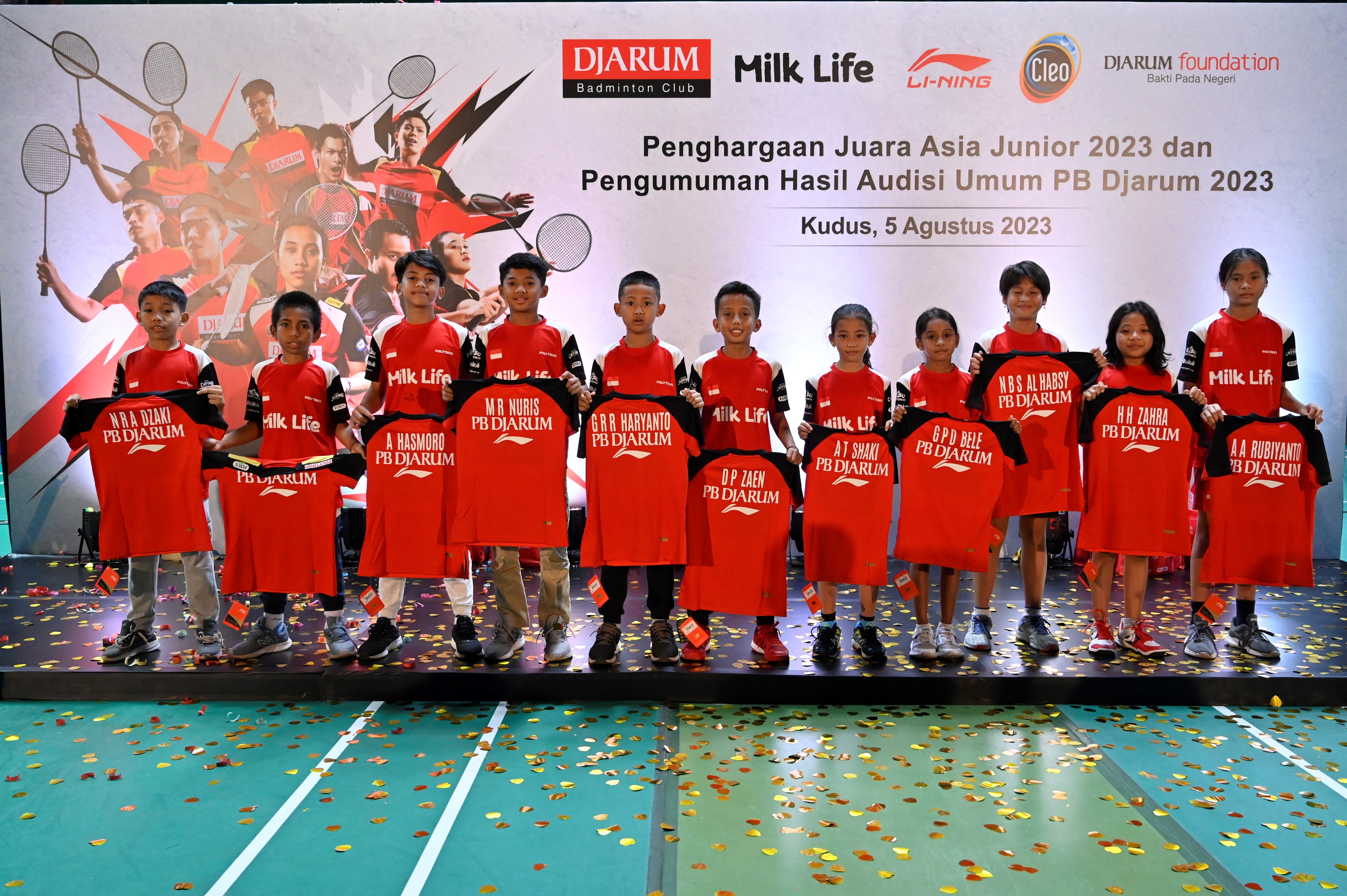 11 pebulu tangkis muda terpilih mendapatkan Djarum Beasiswa Bulu Tangkis 2023