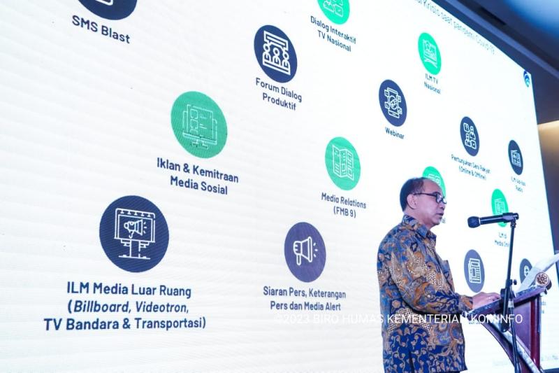Menkominfo Budi Arie Setiadi di ajang Public Relations Summit 2023