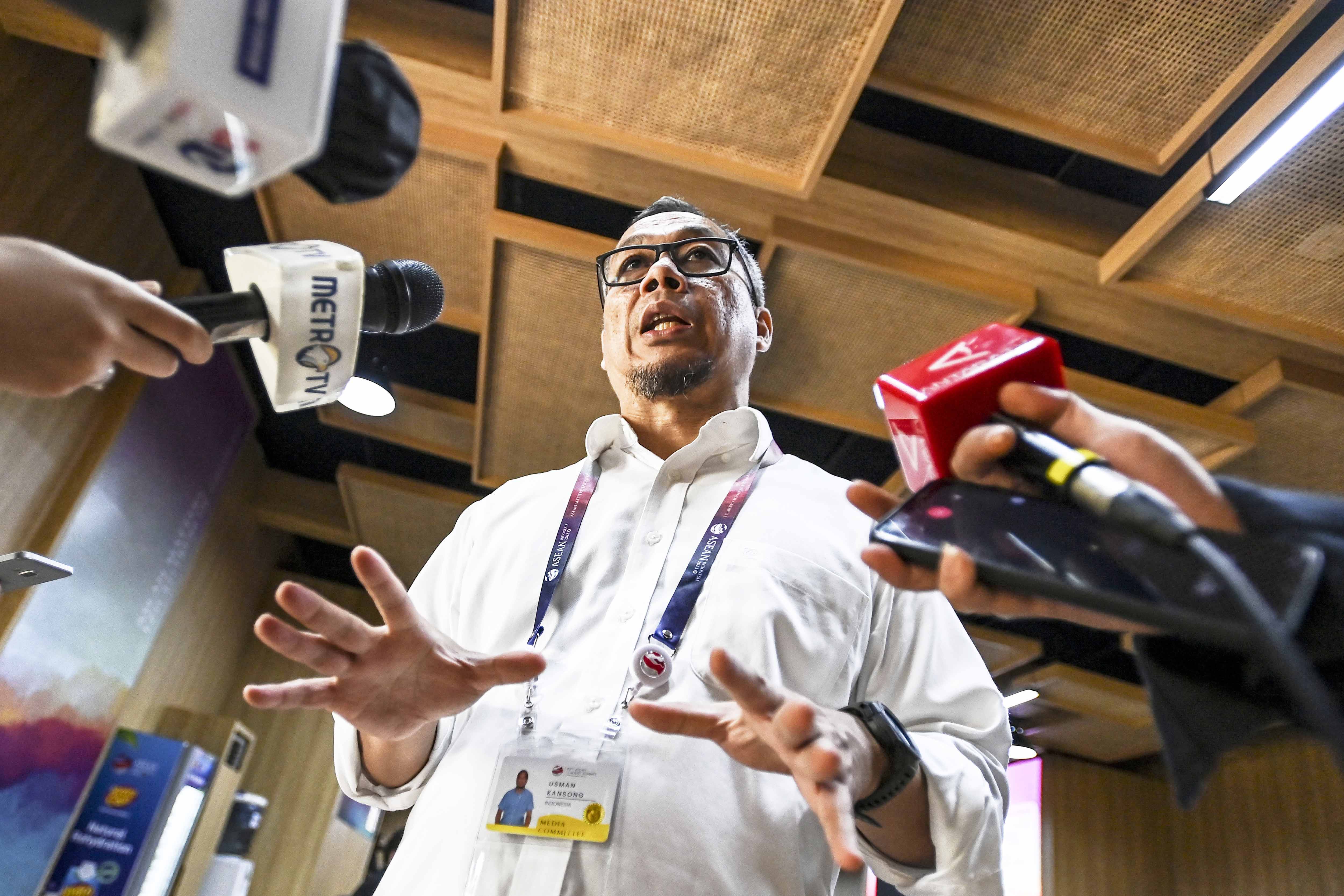 Direktur Jenderal Informasi dan Komunikasi Publik Kementerian Komunikasi dan Informatika Usman Kansong.