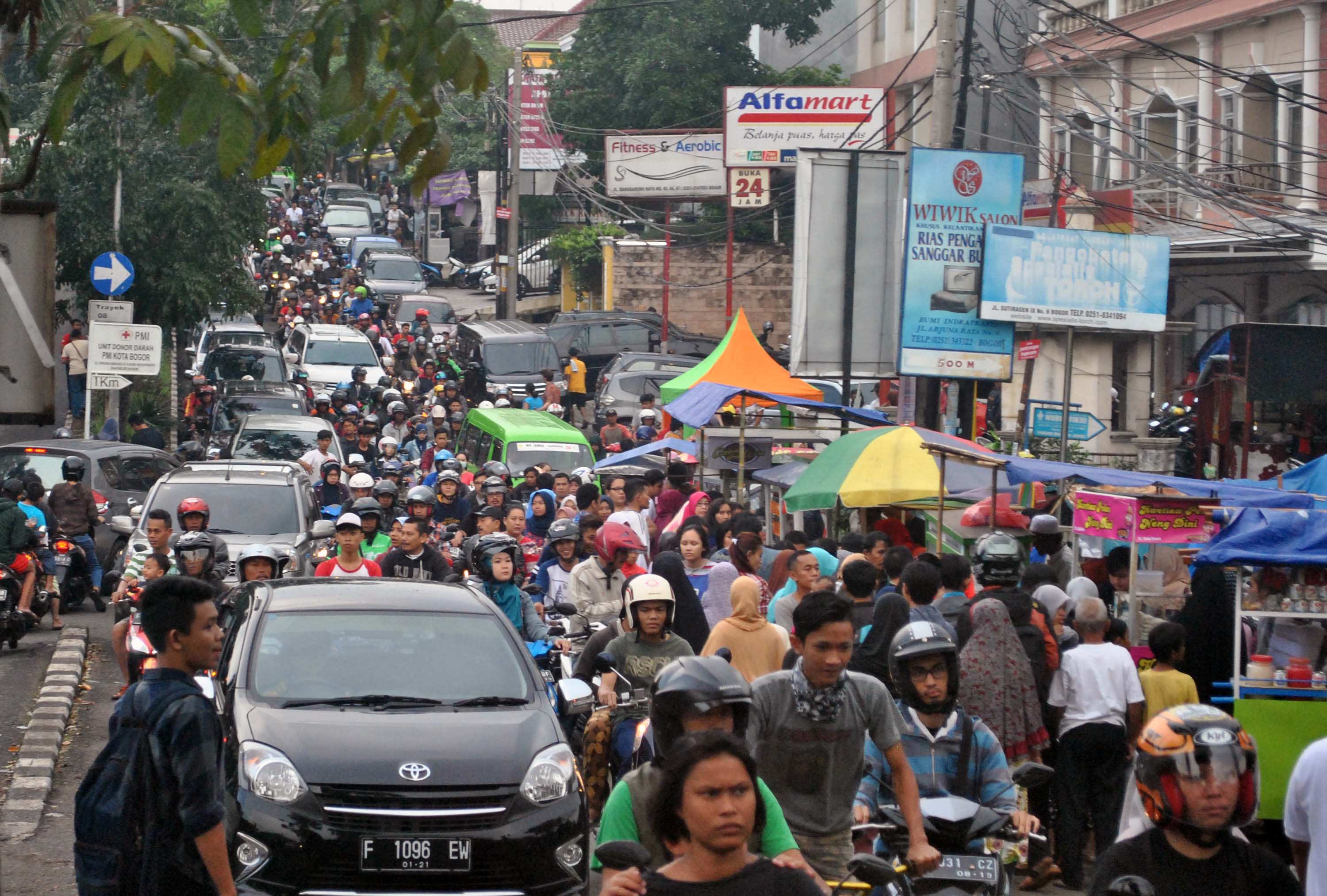 Ilustrasi: kemacetan di Kota Bogor, Jawa Barat.