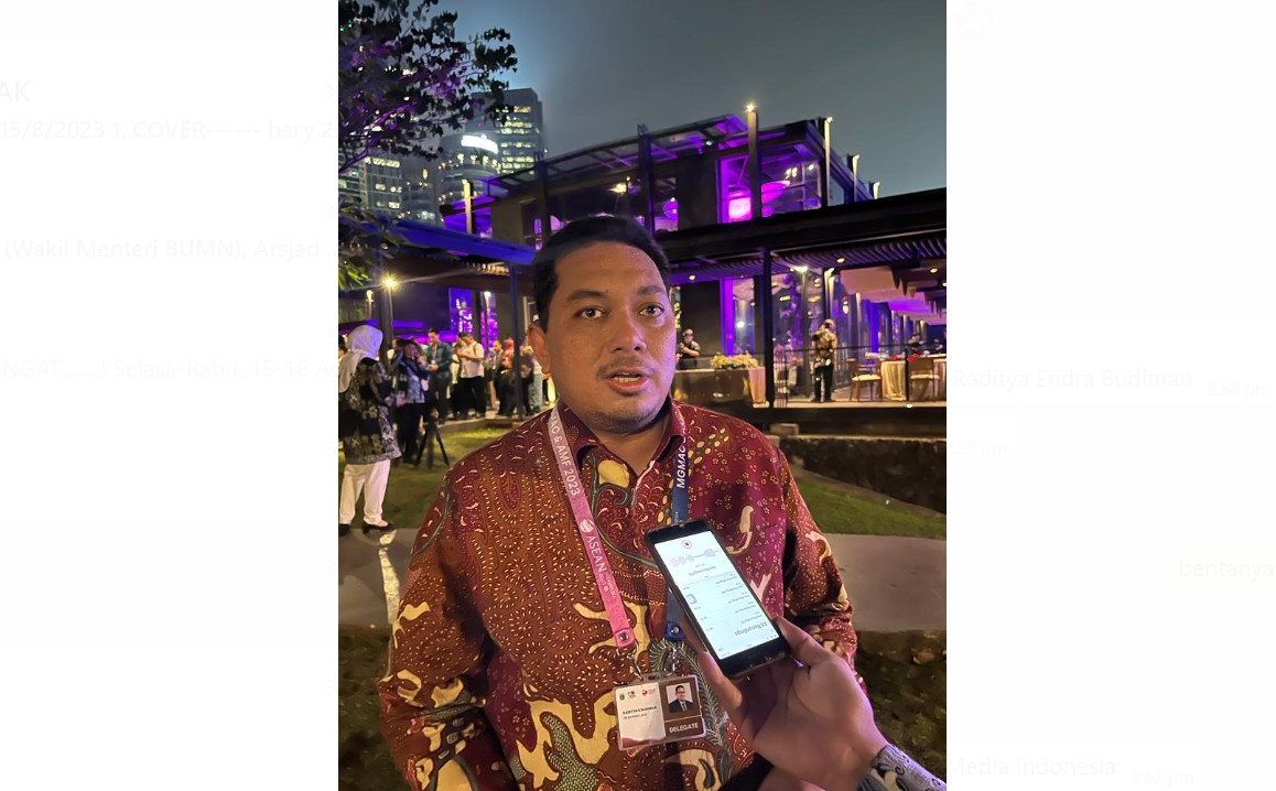 Direktur Utama Perumda Dharma Jaya Raditya Endra Budiman