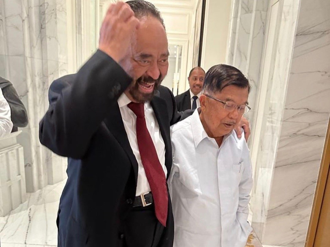 Foto Surya Paloh Merangkul JK, ini Kata NasDem