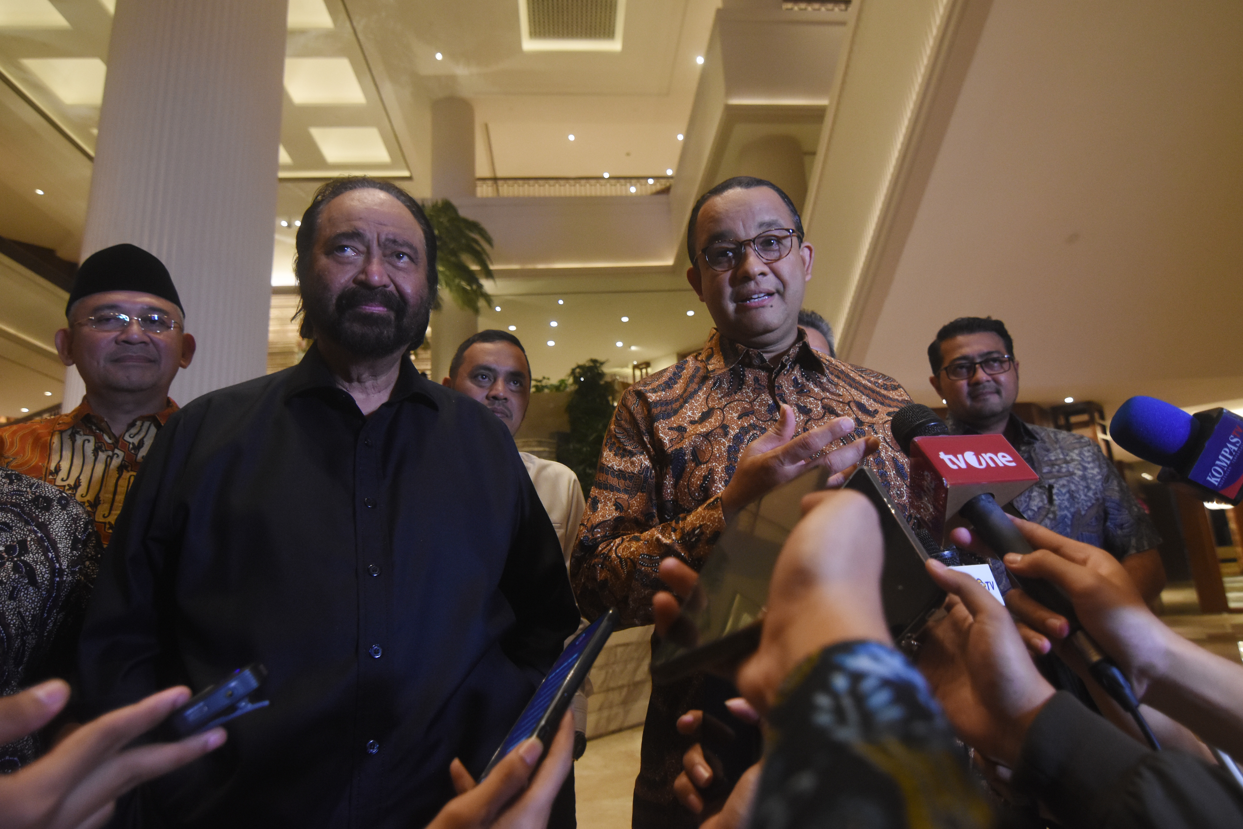 Pertemuan Anies Baswedan dengan Ketua Umum Partai NasDem Surya Paloh