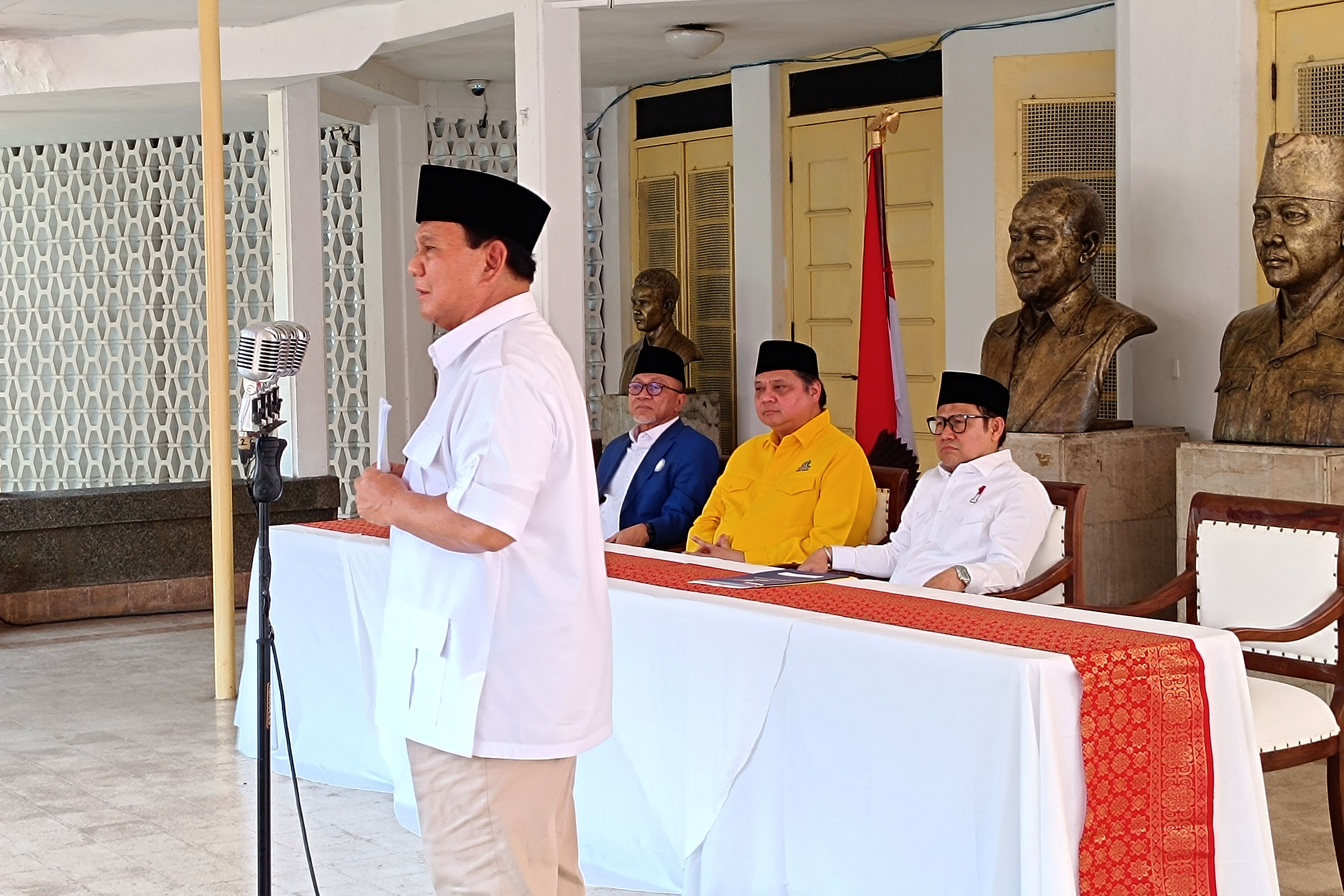 Prabowo Janji tak akan Kecewakan PKB, Golkar, dan PAN