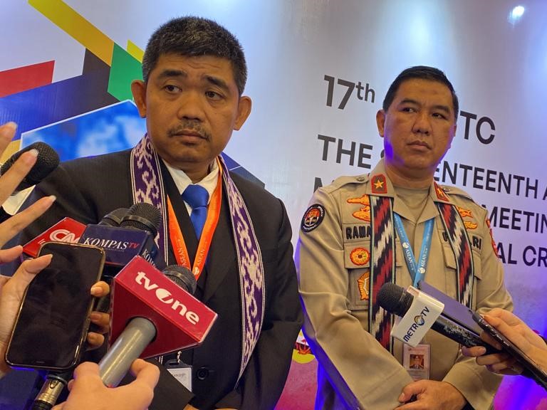 Juru bicara Densus 88 Kombes Aswin Siregar.