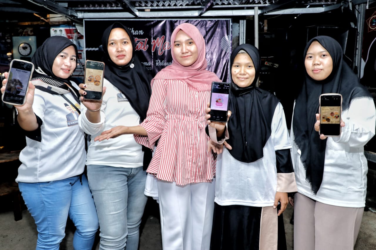 Peserta pelatihan pemasaran digital di Kabupaten Indramayu, Jabar