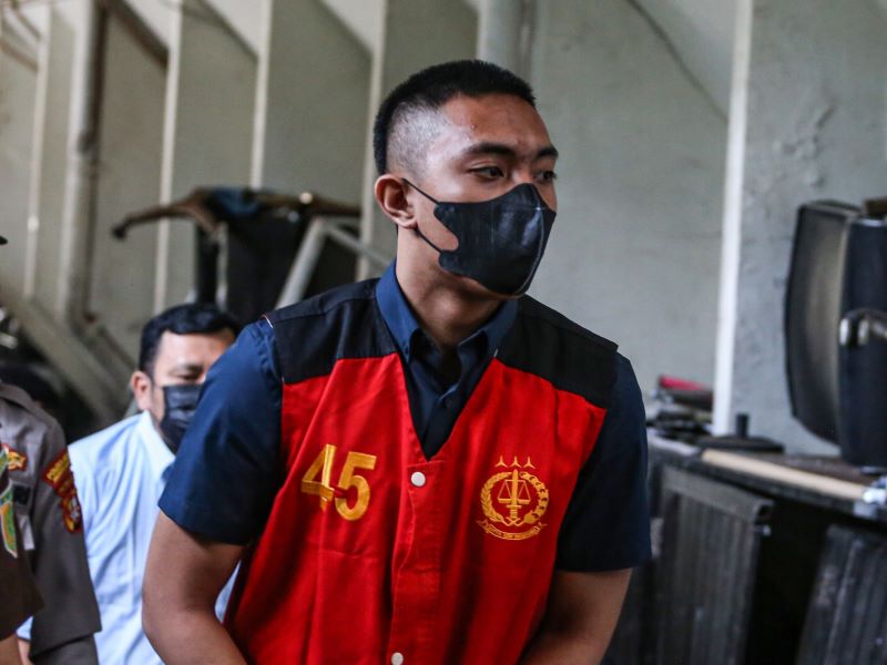 Terdakwa kasus penganiayaan David Ozora, Mario Dandy Satriyo.