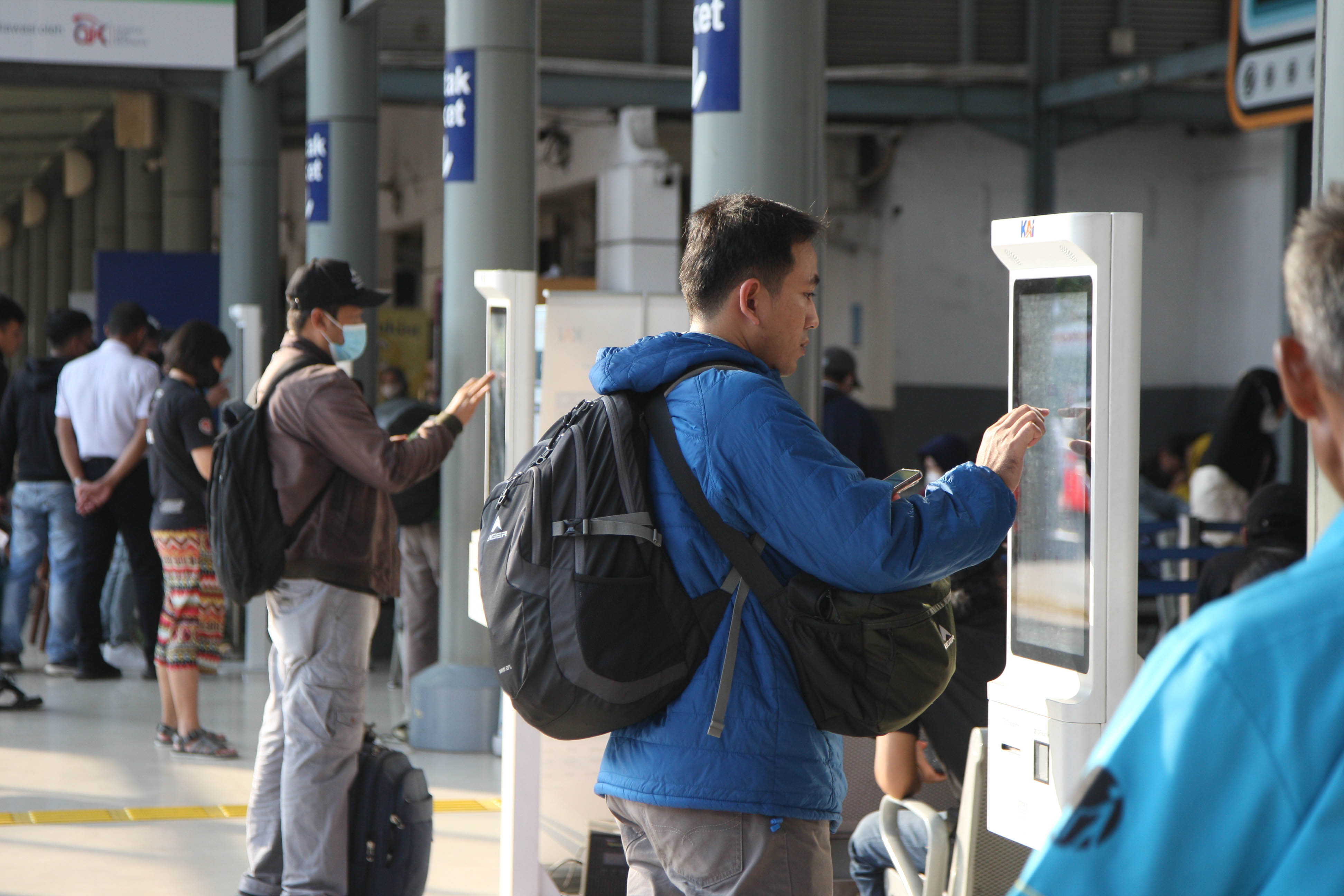Stasiun Senen, Jakarta Pusat.