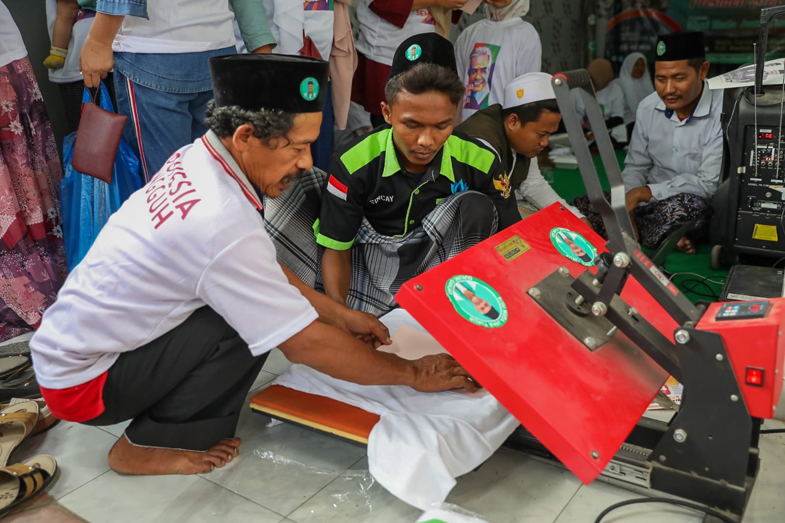 Pelatihan sablon digital di Kediri