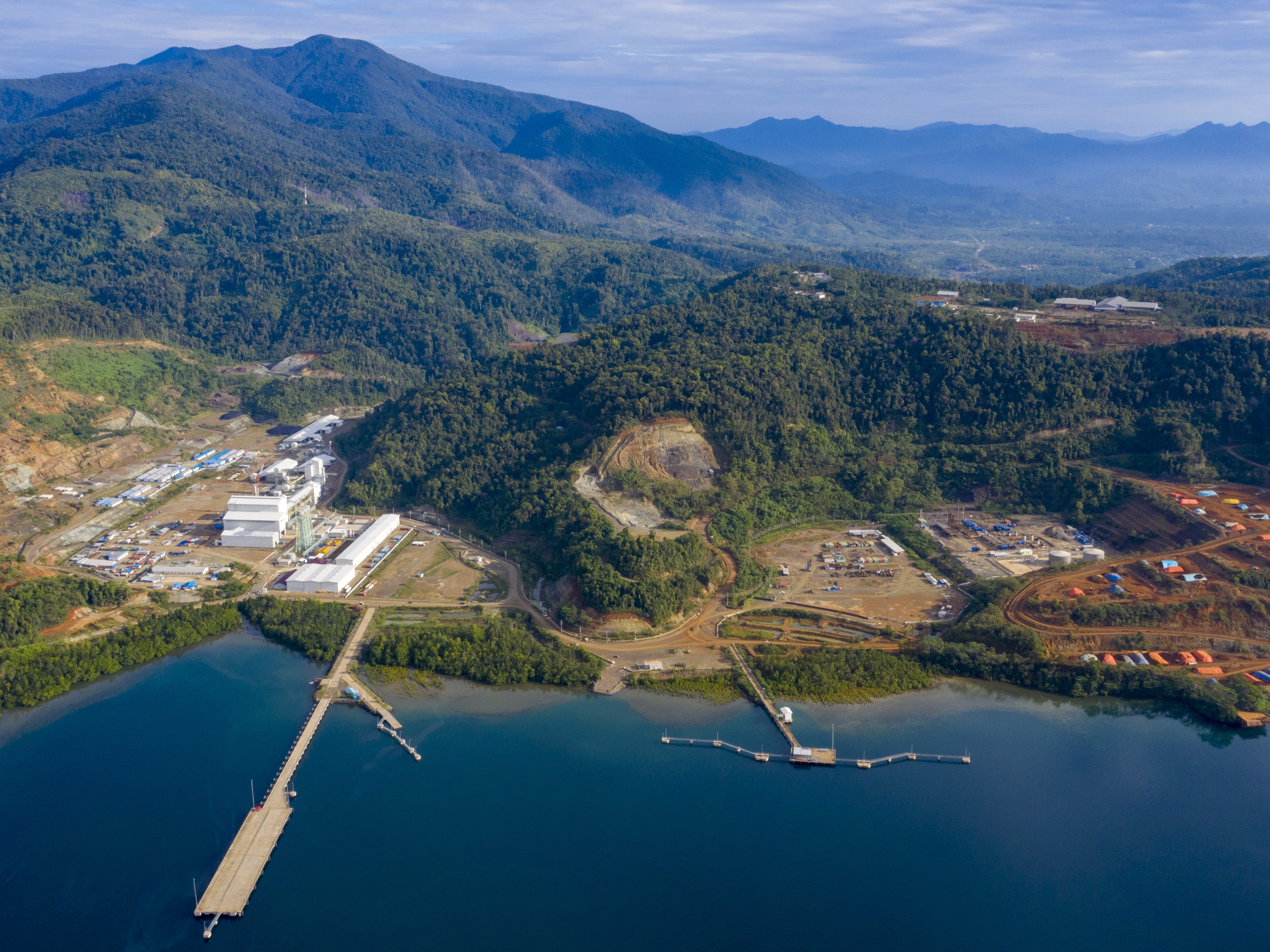 Reklamasi lahan bekas tambang milik Antam.