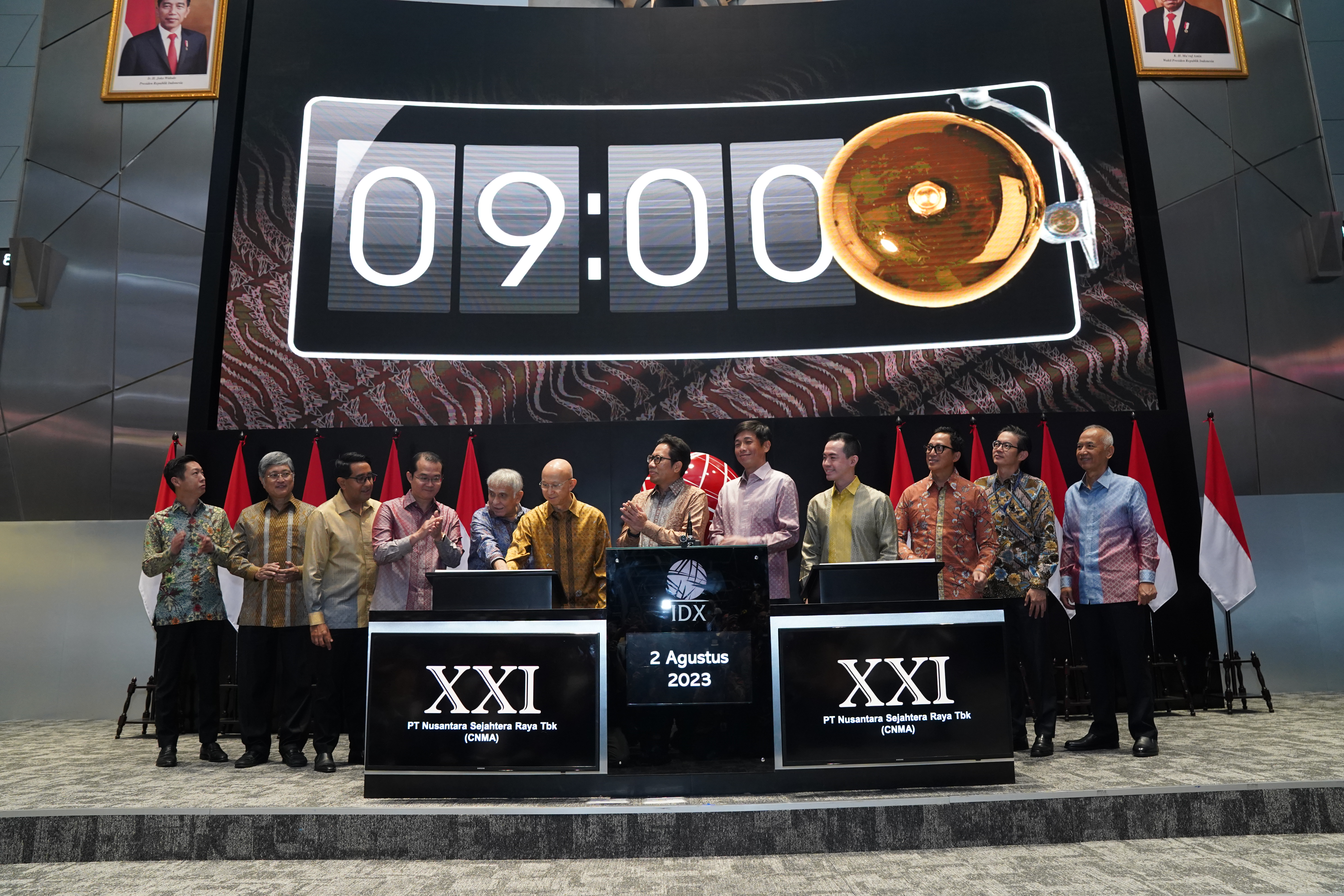 Listing saham Cinema XXI di Bursa Efek Indonesia