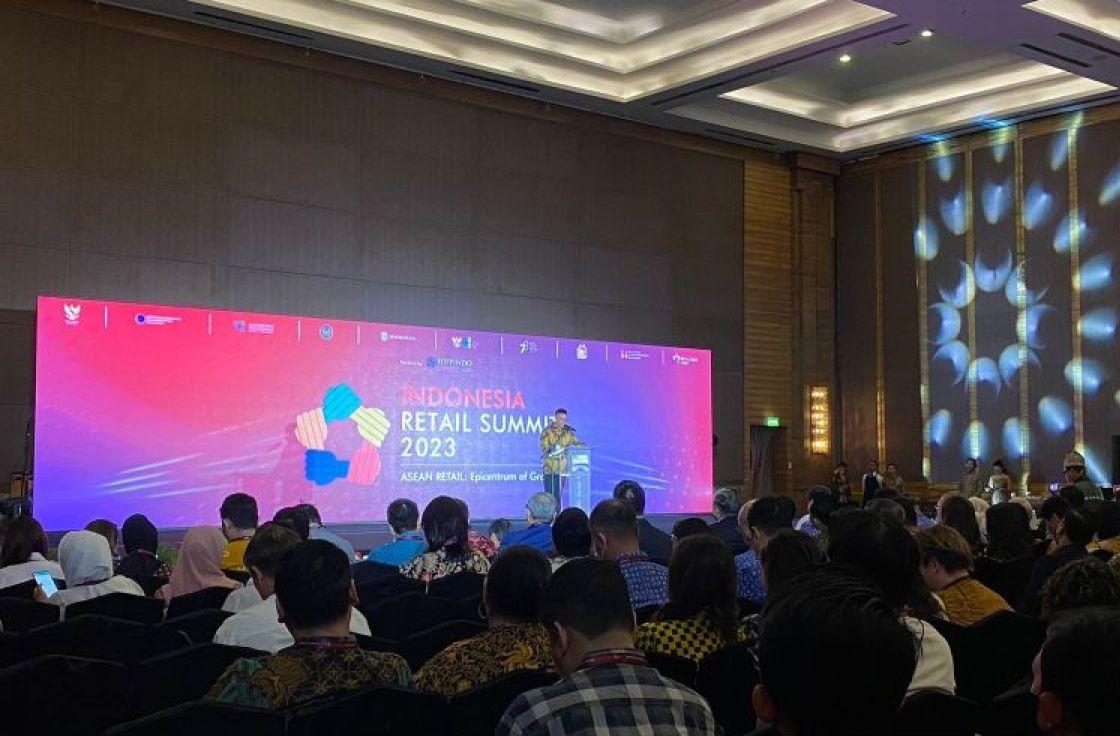 Pembukaan Indonesia Retail Summit 2023, di Jakarta.