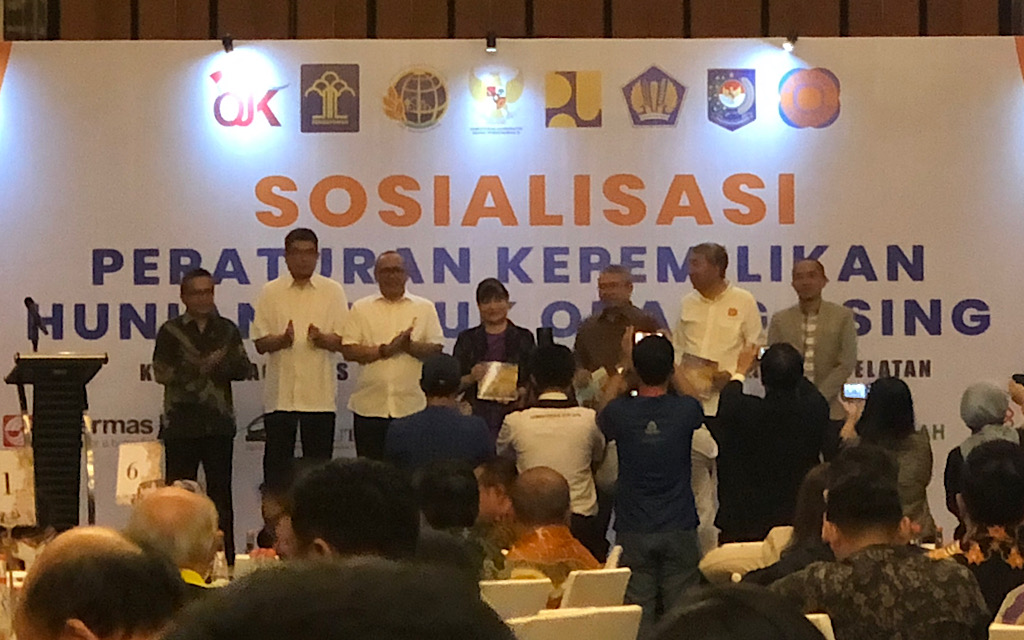 Sosialisasi peraturan kepemelikan hunian