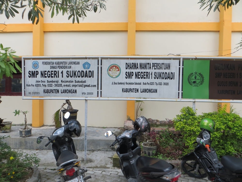 SMPN 1 Sukodadi Lamongan, Jawa Timur.