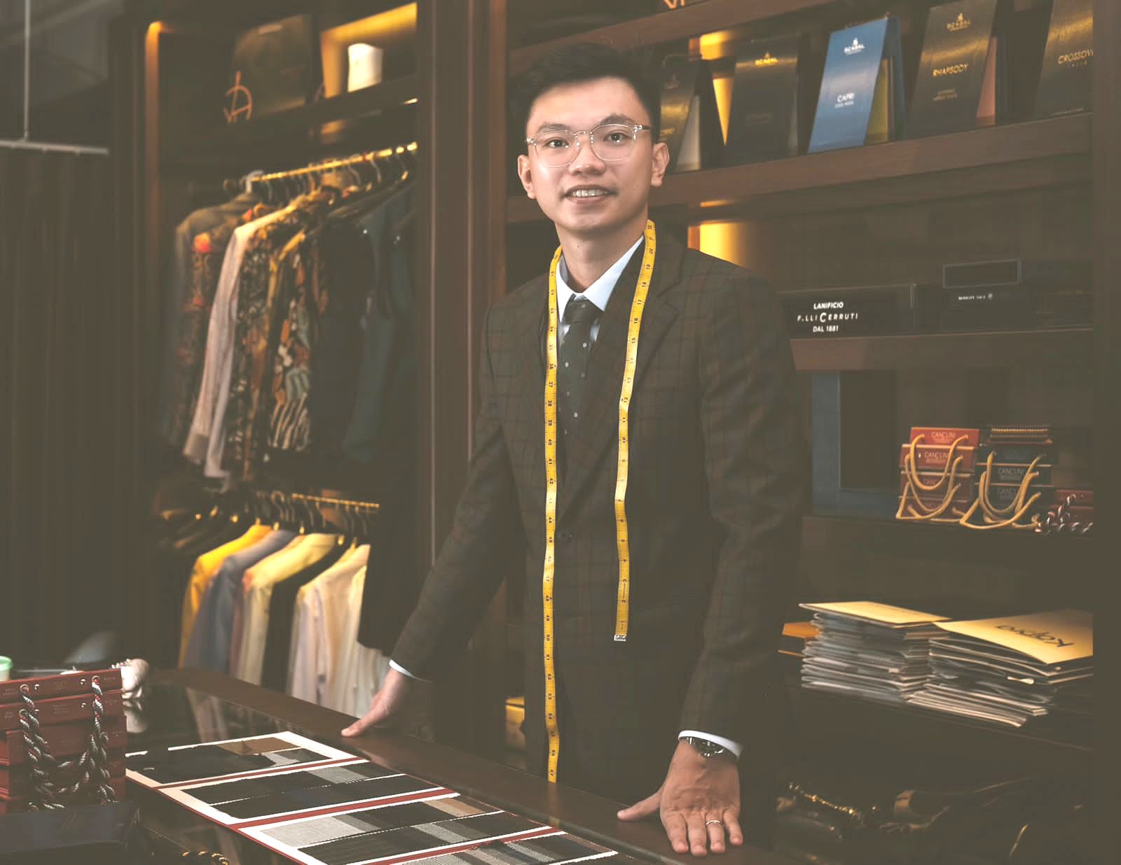 Abie Kurniawan, pendiri perusahaan Kaye Tailor.  