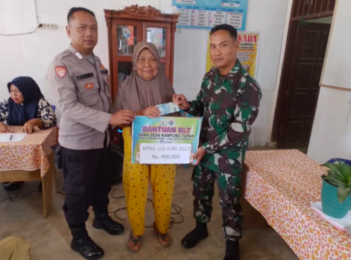 Bripka Fadjar Gunawan Turun Langsung Antisipasi Penggelapan BLT