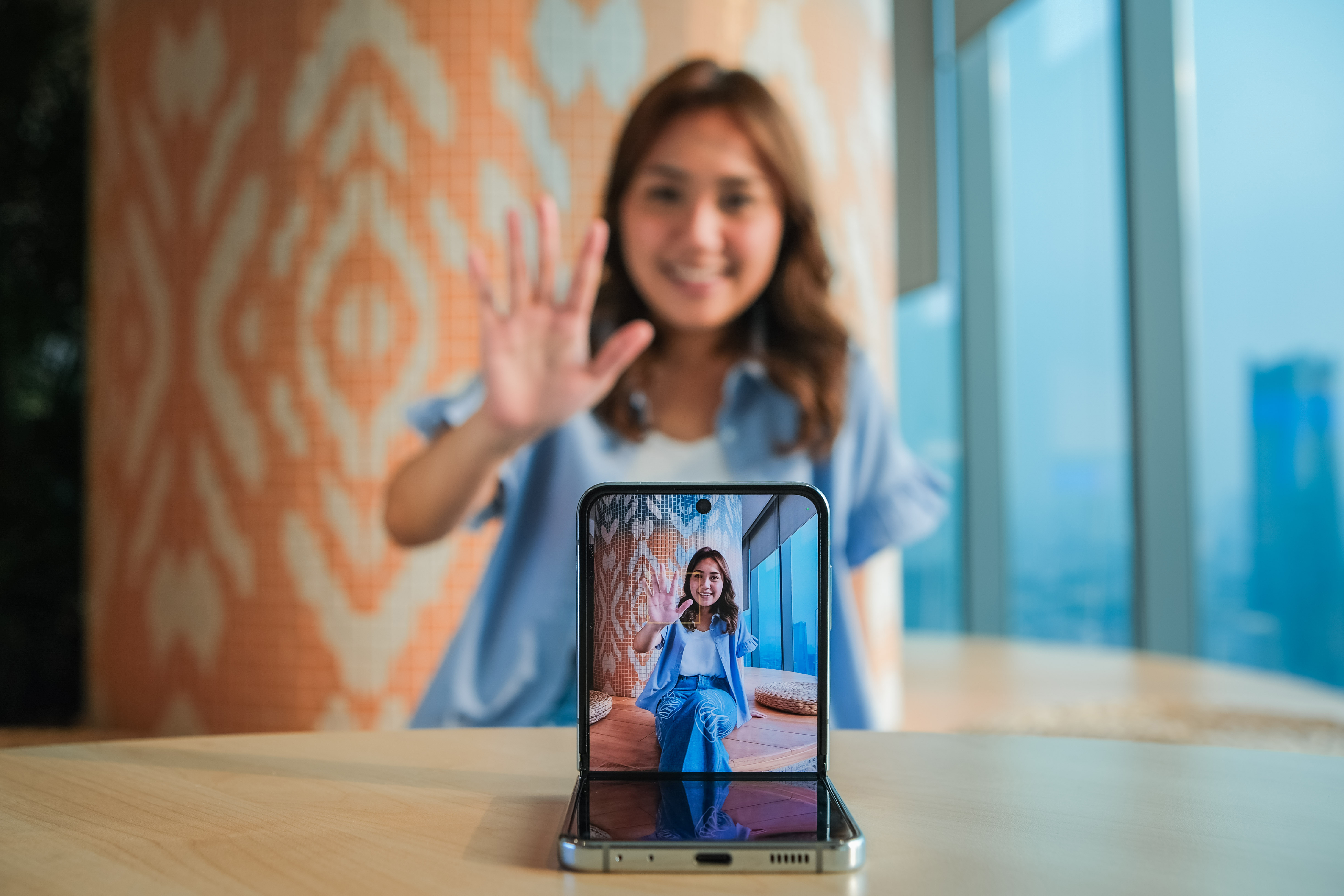 penggunaan kamera pada Samsung Galacy Z Flip5